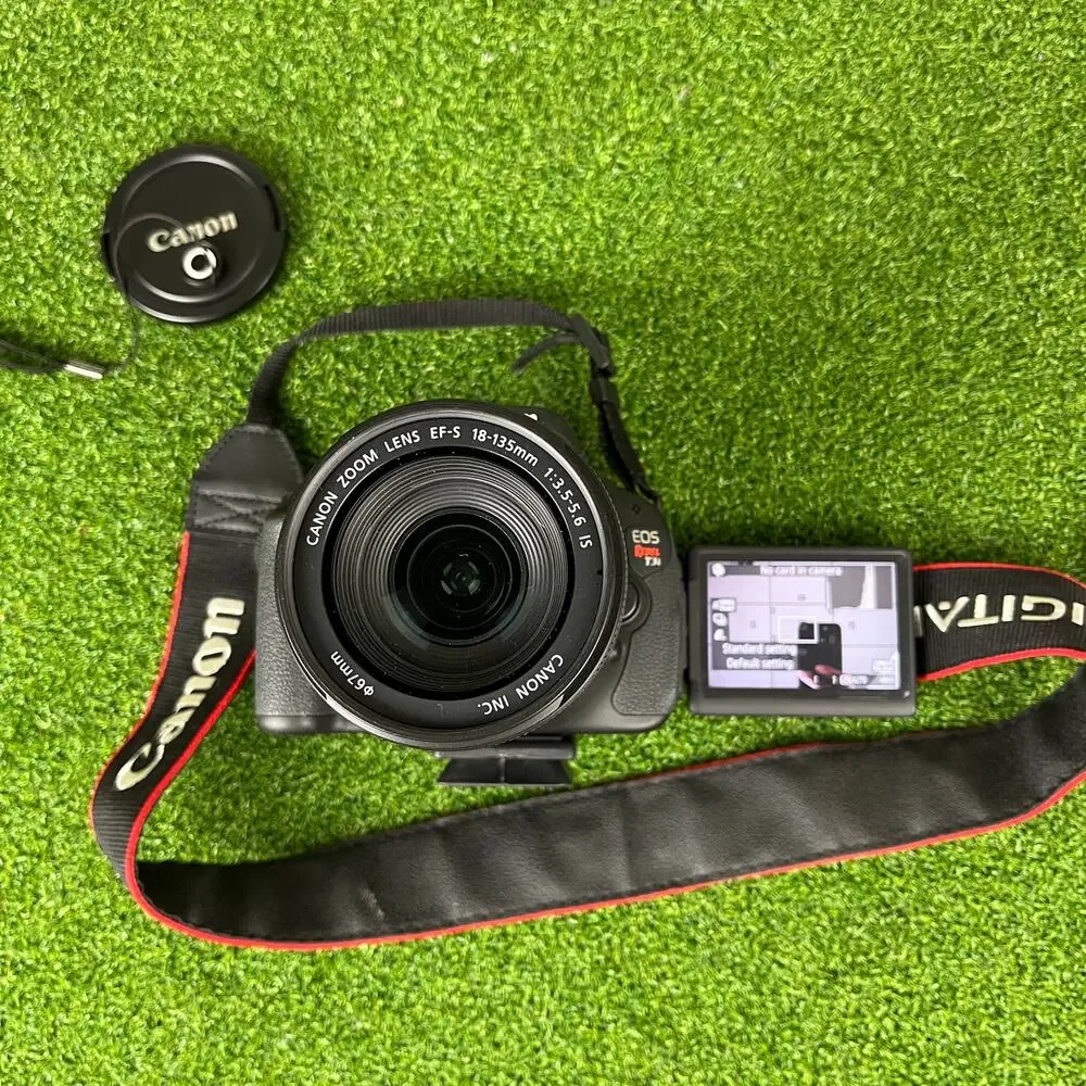 Canon EOS Rebel T3i DSLR Camera Bundle with EF-S 18-135mm IS Lens & Sigma Flash